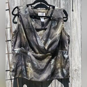 Studio 1 vintage sleeveless women’s shirt Size 16W